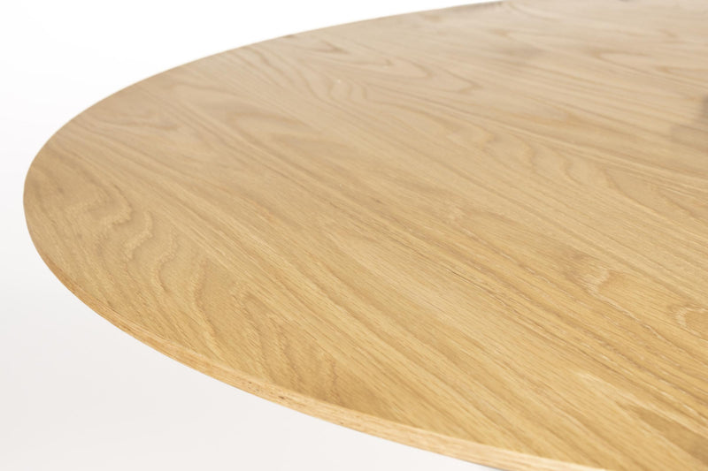Tisch Esstisch LOTUS Rund Ø 120 cm von Zuiver Eiche furniert