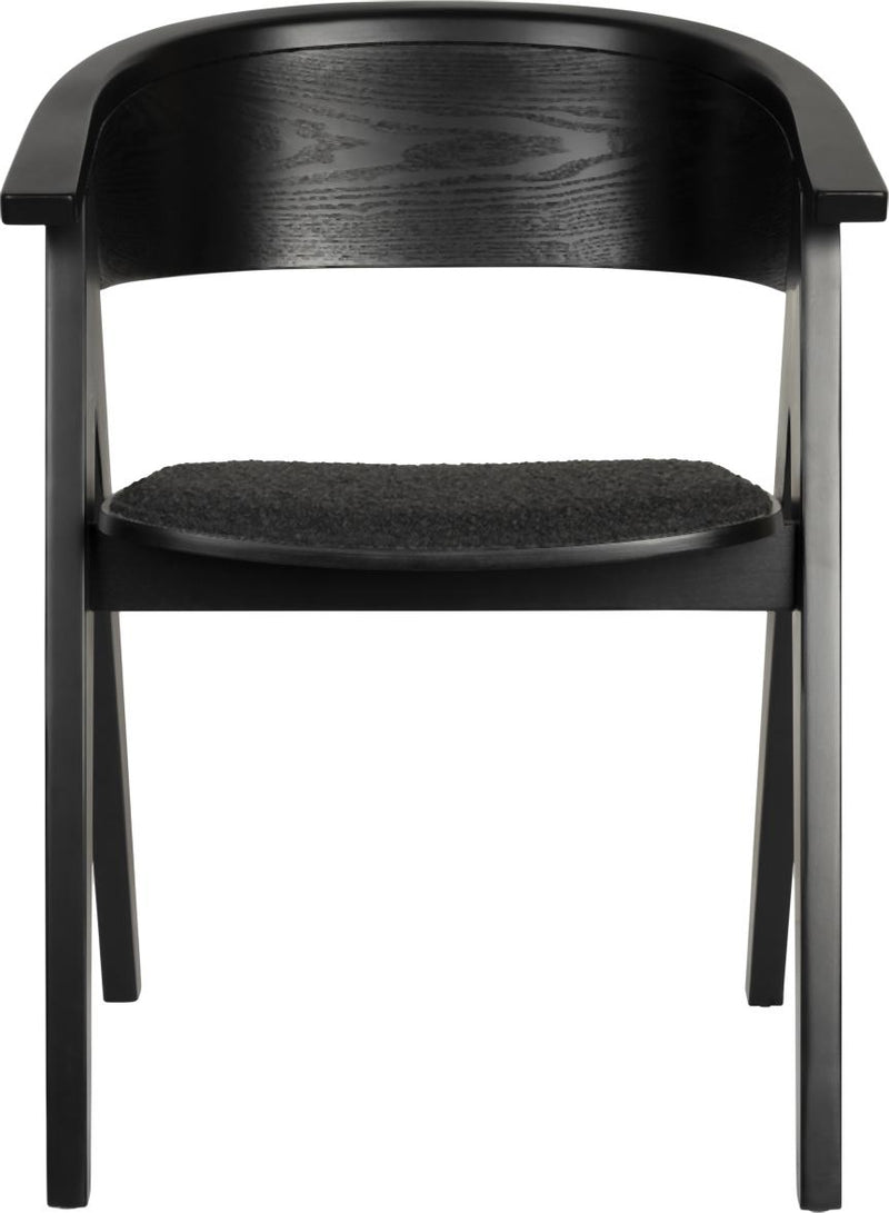 Stuhl Esszimmerstuhl Armlehnstuhl NDSM von ZUIVER in schwarz