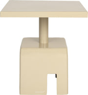 Beistelltisch CHUBBY quadratisch Beige von Zuiver