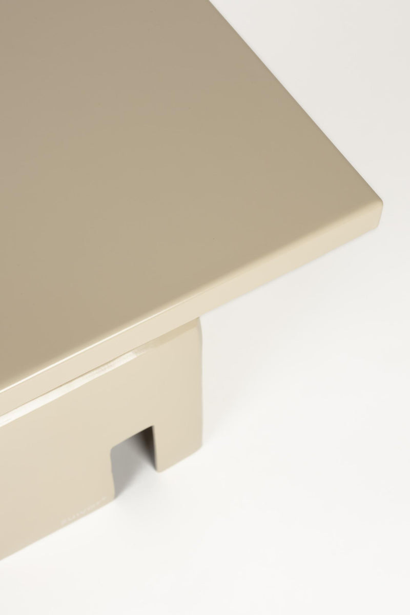 Beistelltisch CHUBBY quadratisch Beige von Zuiver