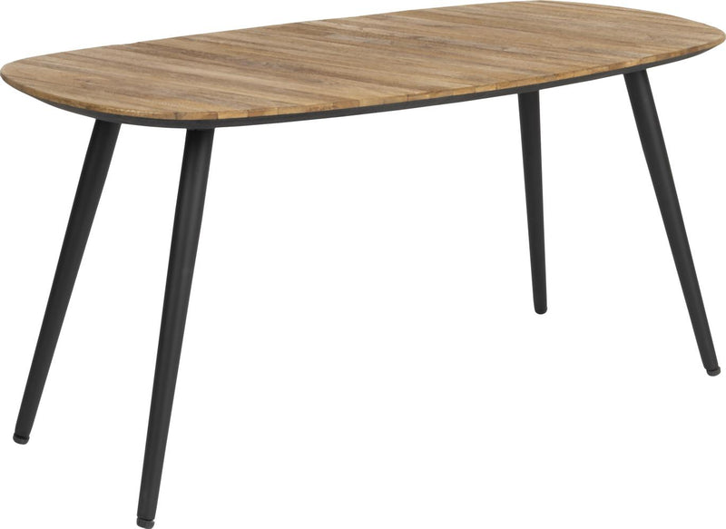 Couchtisch GUALDO aus recyceltem Teakholzfurnier von Zuiver