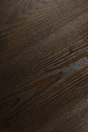 Tisch Esstisch RAKU BROWN BLACK furniert Ø 110 cm runde Tischplatte