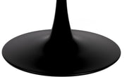 Tisch Esstisch RAKU BROWN BLACK furniert Ø 110 cm runde Tischplatte