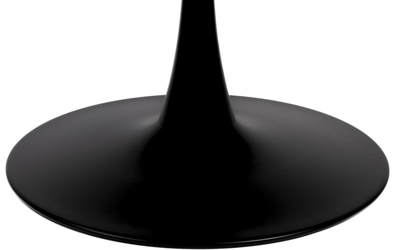 Tisch Esstisch RAKU BROWN BLACK furniert Ø 110 cm runde Tischplatte