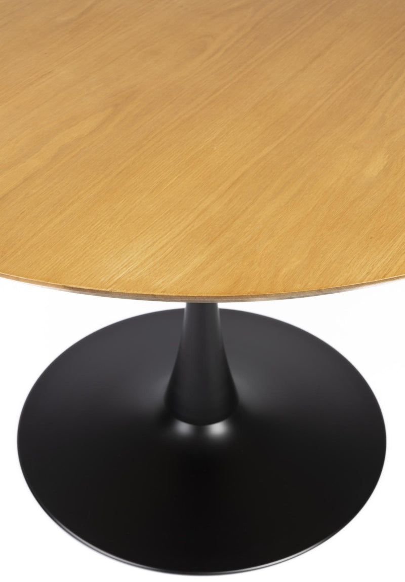 Tisch Esstisch RAKU NATURAL Eiche furniert Ø 110 cm runde Tischplatte