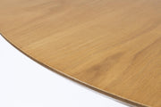 Tisch Esstisch RAKU NATURAL Eiche furniert Ø 110 cm runde Tischplatte