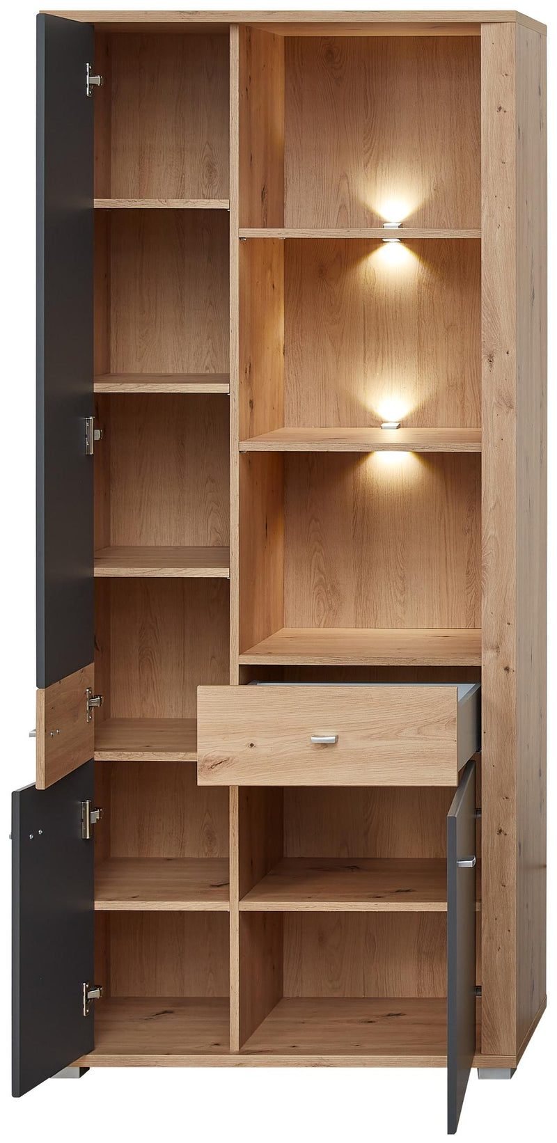 Regal Stauraumelement PABLO Artisan Eiche - Graphit