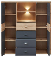Highboard PABLO Artisan Eiche - Graphit