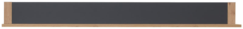 Wandboard PABLO 193 cm - graphit und Eiche Nachbildung