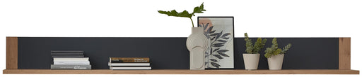 Wandboard PABLO 193 cm - graphit und Eiche Nachbildung