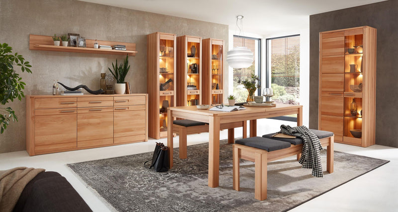 Sideboard NATURE ONE Front Kernbuche Massivholz - 3-türig - 190 cm