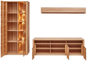 Wohnwand NATURE ONE FF81 - 3-teilig - Front Kernbuche Massivholz