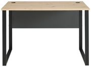 Schreibtisch MEMPHIS Artisan Eiche - Metallgestell schwarz 120 x 73 cm