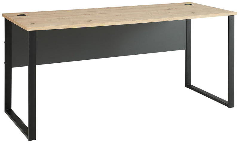 Schreibtisch MEMPHIS Artisan Eiche - Metallgestell schwarz 170 x 73 cm