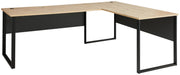 Winkel-Schreibtisch MEMPHIS Artisan Eiche - Metallgestell 229 x 170 cm