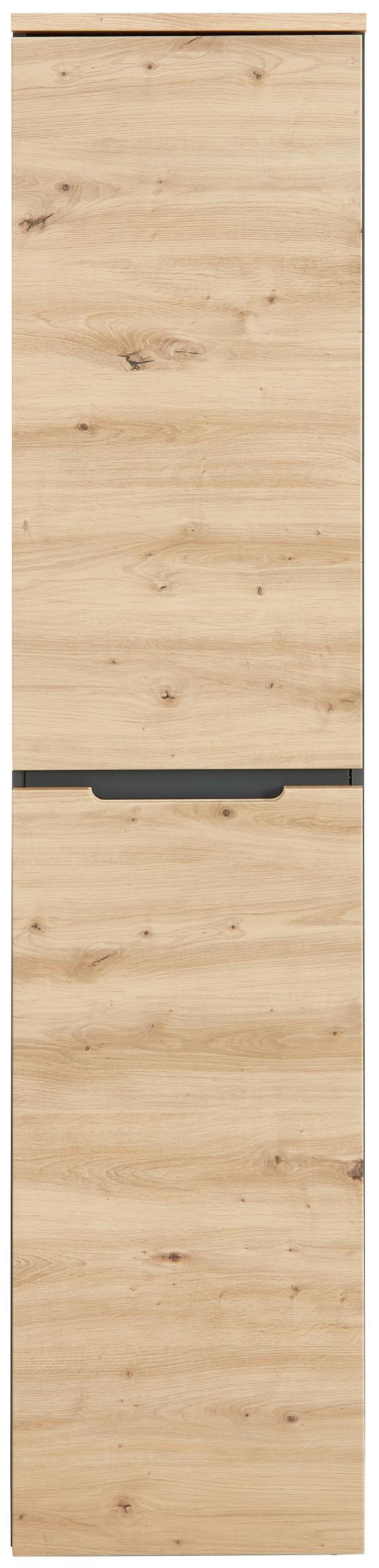 Büroschrank MEMPHIS 1-türig GH05 Front Artisan Eiche Korpus Graphit
