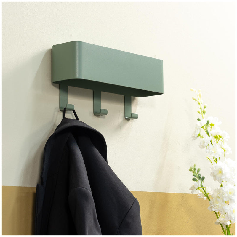 Garderobenhaken DAX PLAY 3 Dusty Green, Hakenleiste von Spinder Design