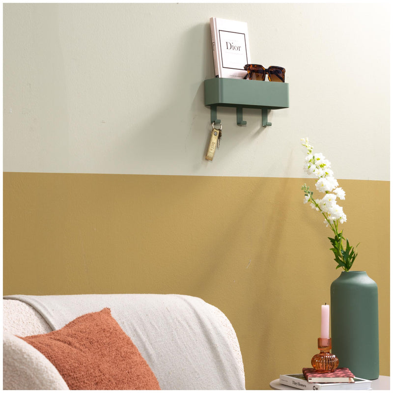 Garderobenhaken DAX PLAY 3 Dusty Green, Hakenleiste von Spinder Design