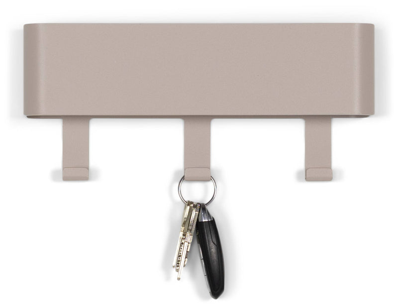 Garderobenhaken DAX PLAY 3 Silky Taupe Hakenleiste von Spinder Design