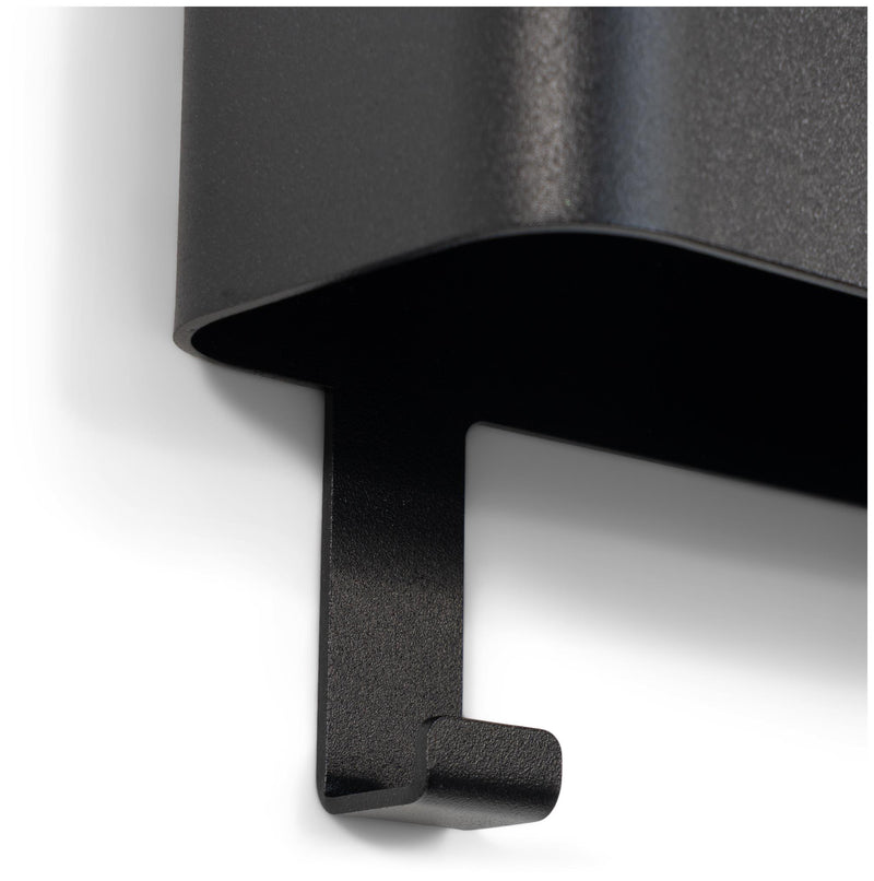 Garderobenhaken Hakenleiste DAX PLAY 5 Stahl Schwarz, Spinder Design