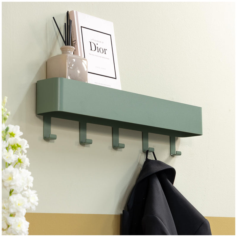 Hakenleiste Garderobenhaken DAX PLAY 5 Dusty Green, Spinder Design