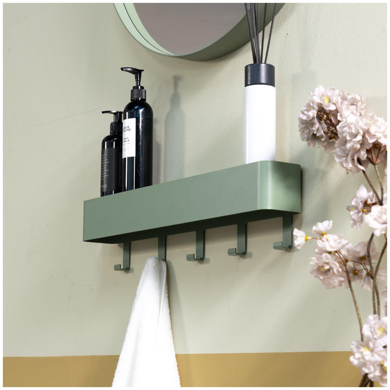 Hakenleiste Garderobenhaken DAX PLAY 5 Dusty Green, Spinder Design