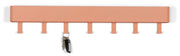 Hakenleiste DAX PLAY 7 Garderobe mit 7 Haken Clay Terra von Spinder