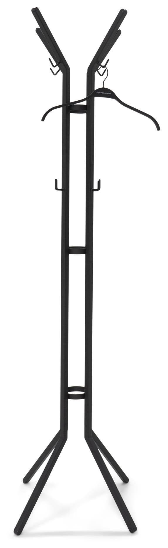 Kleiderständer JAIMY Schwarz Design Garderobe Höhe 170 cm von Spinder