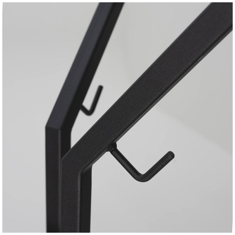 Kleiderständer JAIMY Schwarz Design Garderobe Höhe 170 cm von Spinder