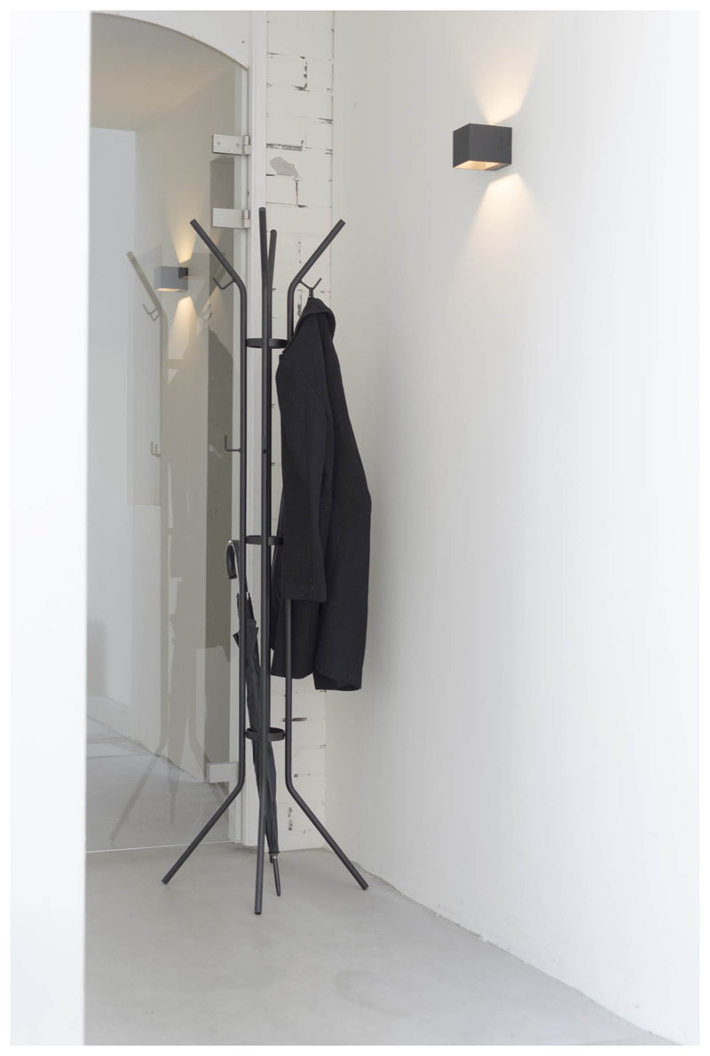 Kleiderständer JESSY Schwarz Design Garderobe Höhe 170 cm von Spinder