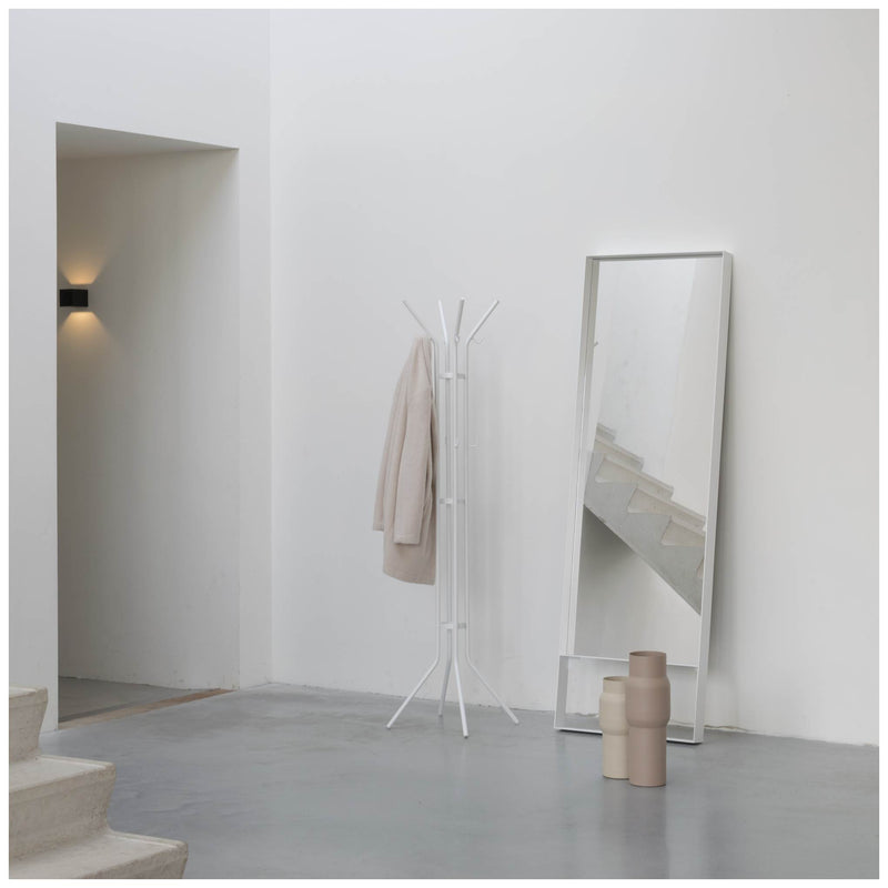 Design Kleiderständer JESSY Weiß Garderobe Höhe 170 cm von Spinder