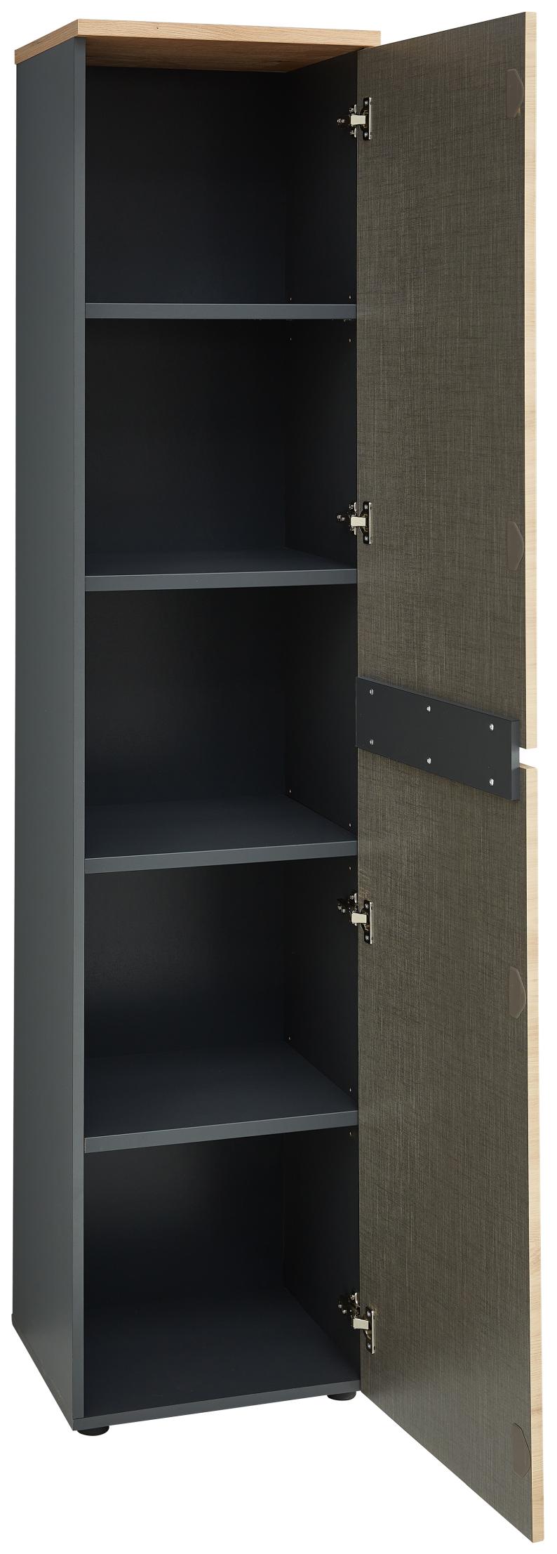 Komplettbüro MEMPHIS I 11-teilig Front Artisan Eiche Korpus Graphit