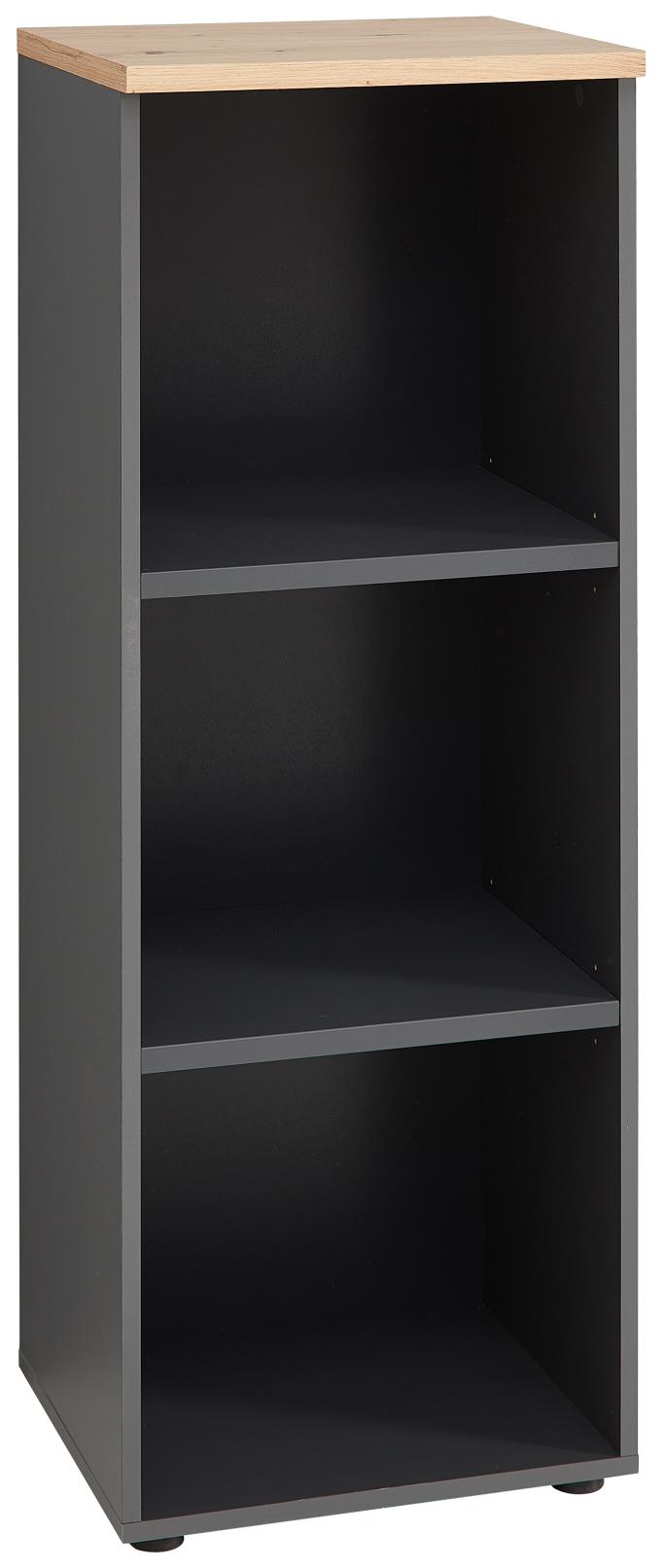 Komplettbüro MEMPHIS VI 5-teilig Front Artisan Eiche Korpus Graphit