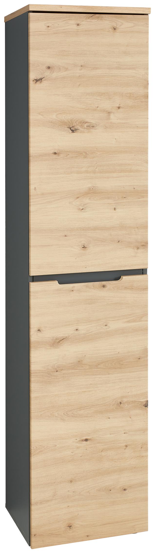Komplettbüro MEMPHIS VII 5-teilig Front Artisan Eiche Korpus Graphit