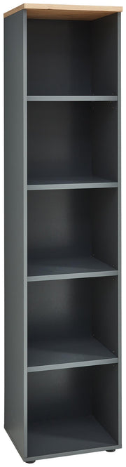 Komplettbüro MEMPHIS VIII 6-teilig Front Artisan Eiche Korpus Graphit