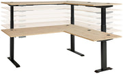 Komplettbüro MEMPHIS X 9-teilig Front Artisan Eiche Korpus Graphit