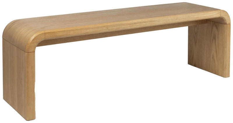 Bank Sitzbank BRAVE 140 cm mit Eichenfurnier von Zuiver