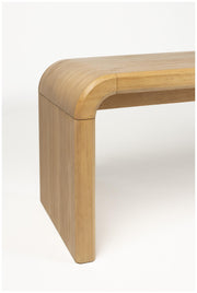Bank Sitzbank BRAVE 140 cm mit Eichenfurnier von Zuiver