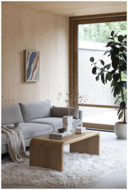 Tisch Couchtisch BRAVE 120 cm mit Eichenfurnier von Zuiver