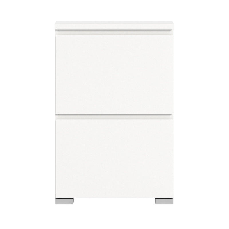 SHOELOVE Schuhschrank 2 Klappen weiß B 60 x H 91 cm + T 18 cm