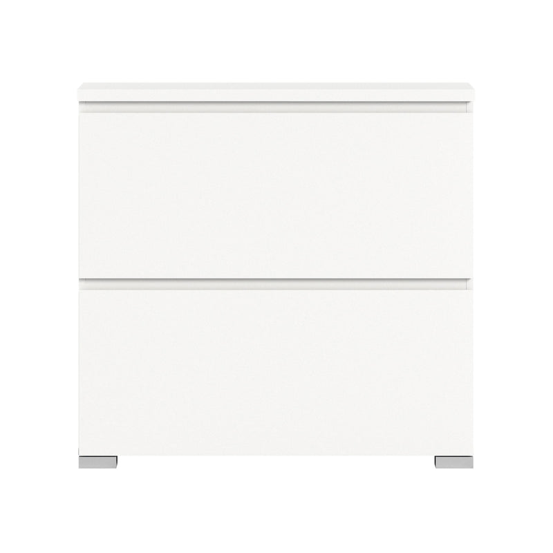 SHOELOVE Schuhschrank 2 Klappen weiß B 95 x H 91 cm + T 18 cm