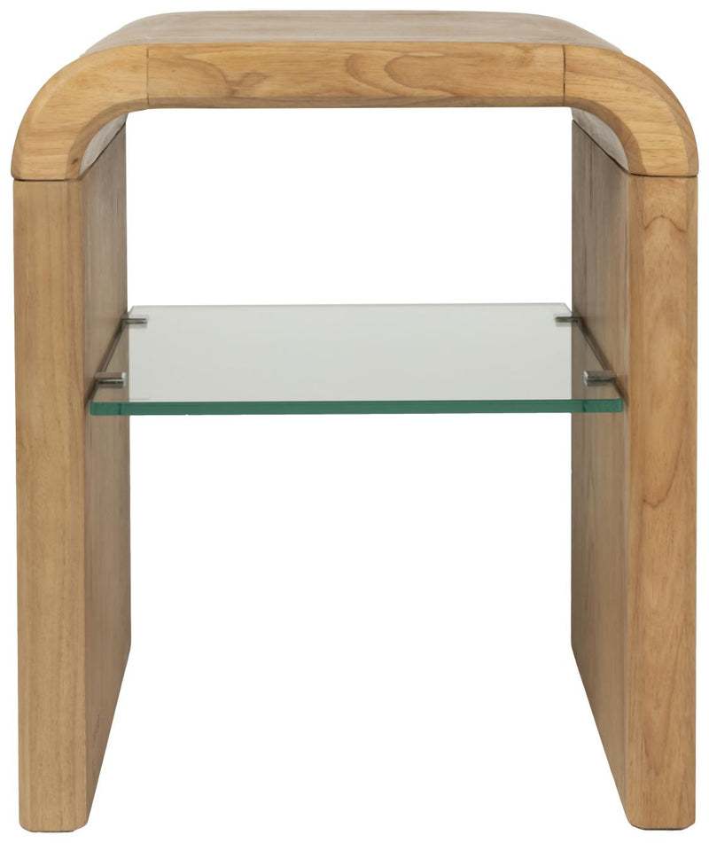 Beistelltisch BRAVE 50 cm mit Eichenfurnier von Zuiver