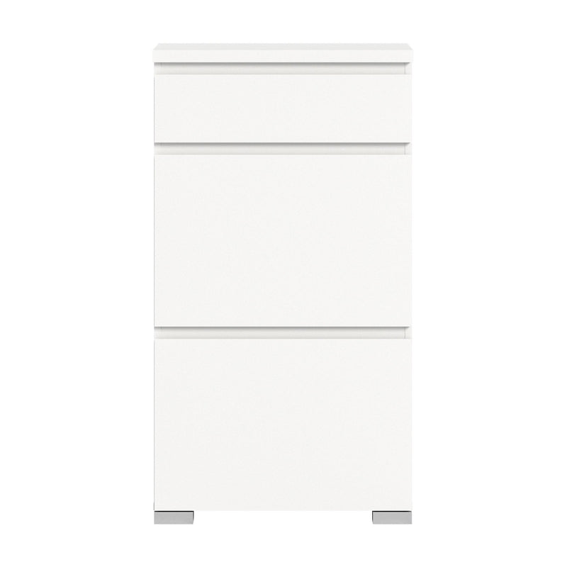SHOELOVE Schuhschrank 2 Klappen + 1 Schubkasten B/H/T 60 x 109 x 27 cm