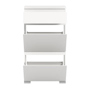 SHOELOVE Schuhschrank 2 Klappen + 1 Schubkasten B/H/T 60 x 109 x 27 cm