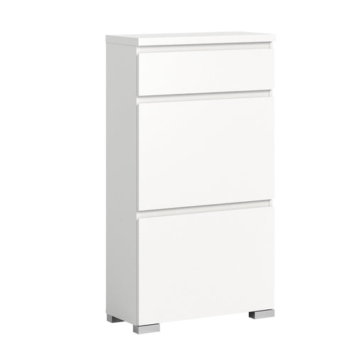 SHOELOVE Schuhschrank 2 Klappen + 1 Schubkasten B/H/T 60 x 109 x 27 cm
