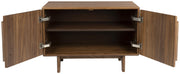 Sideboard GROOVE mit 2 Türen und Walnussfurnier von Zuiver