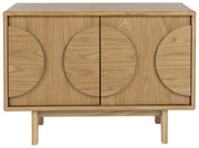 Sideboard GROOVE mit 2 Türen und Eichennfurnier von Zuiver