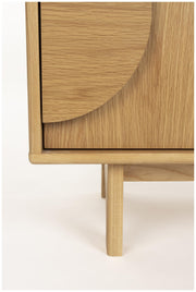 Sideboard GROOVE mit 2 Türen und Eichennfurnier von Zuiver