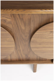 Sideboard GROOVE mit 3 Türen und Walnussfurnier von Zuiver