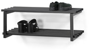 Schuhregal RIZZOLI / MARCO BLACK EDITION Flurregal mit 2 Ablagen